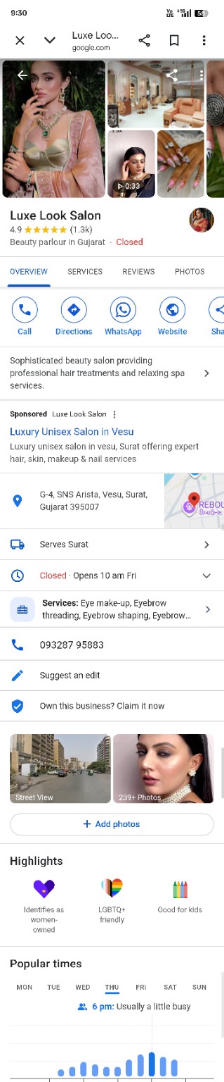 Luxe Look Salon reference image